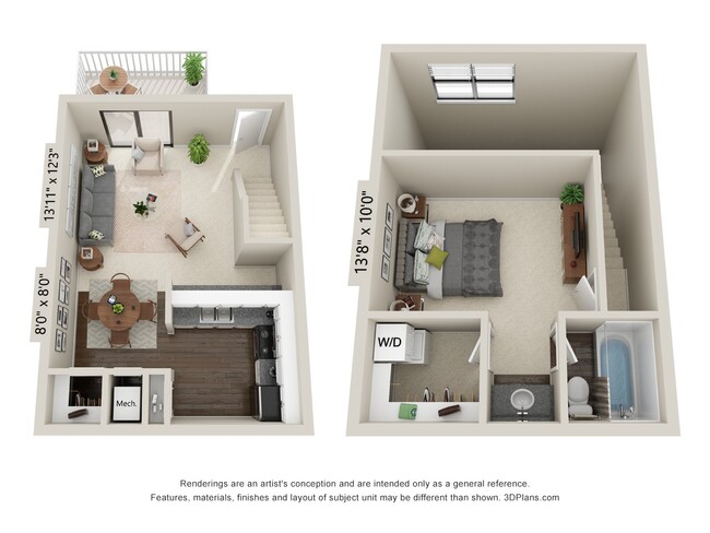 Floorplan - Woodcreek Apartments