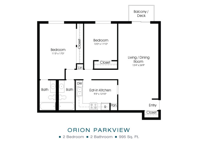 Floorplan - Orion ParkView