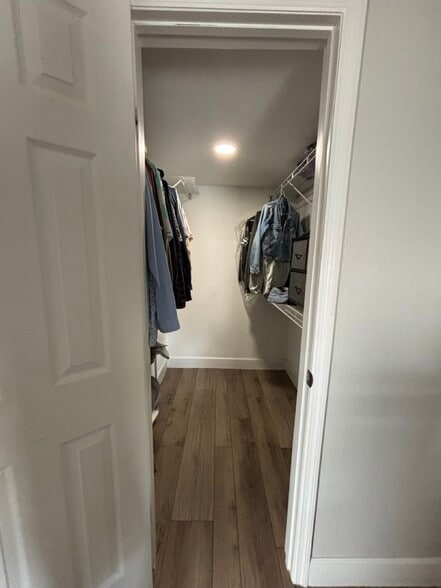 Master Walk-In Closet with Built-In Shelving - 2912 Plaza Terrace Dr