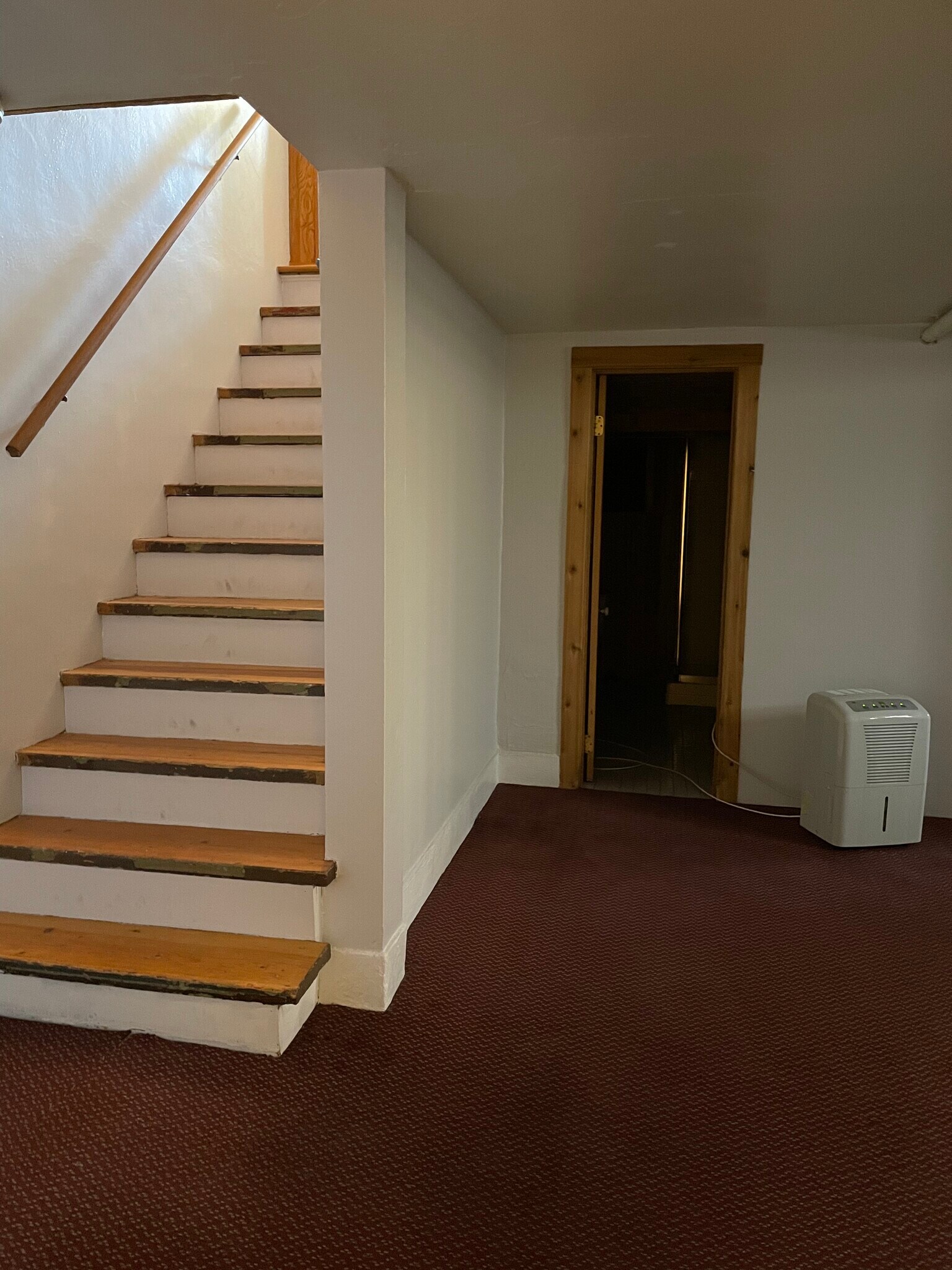 Basement stairway to kitchen & back entry - 2417 E 3rd St