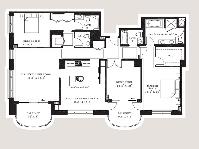 Floorplan - Ten East Delaware