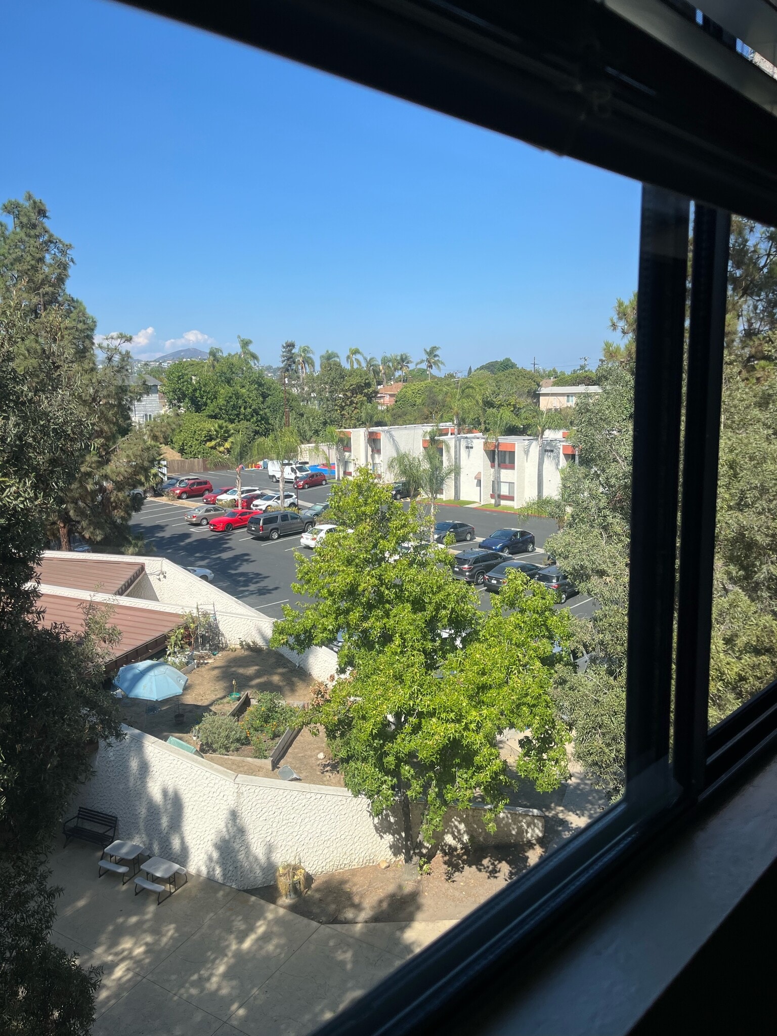 view from the master bedroom - 4857 College Ave