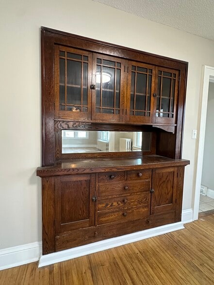 Beautiful built in in the dining room - 235 Logan Ave N