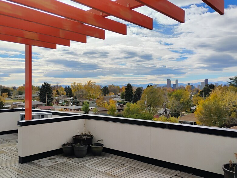 Clear rooftop view of Denver City - 3038 Wilson Ct
