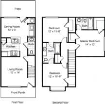3BR/2.5BA Townhome - JENNINGS PLACE