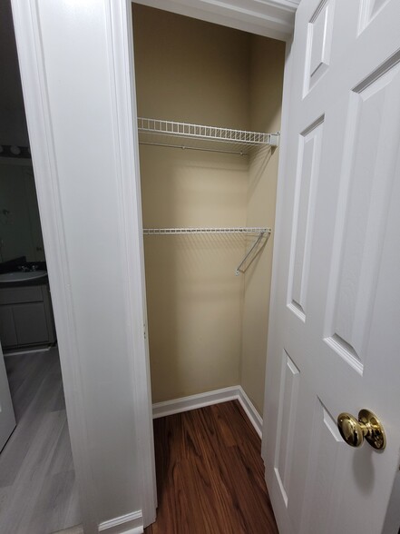 Additional hallway storage closet, great for storing your vacuum and cleaning supplies! - 103 Pasofina Dr