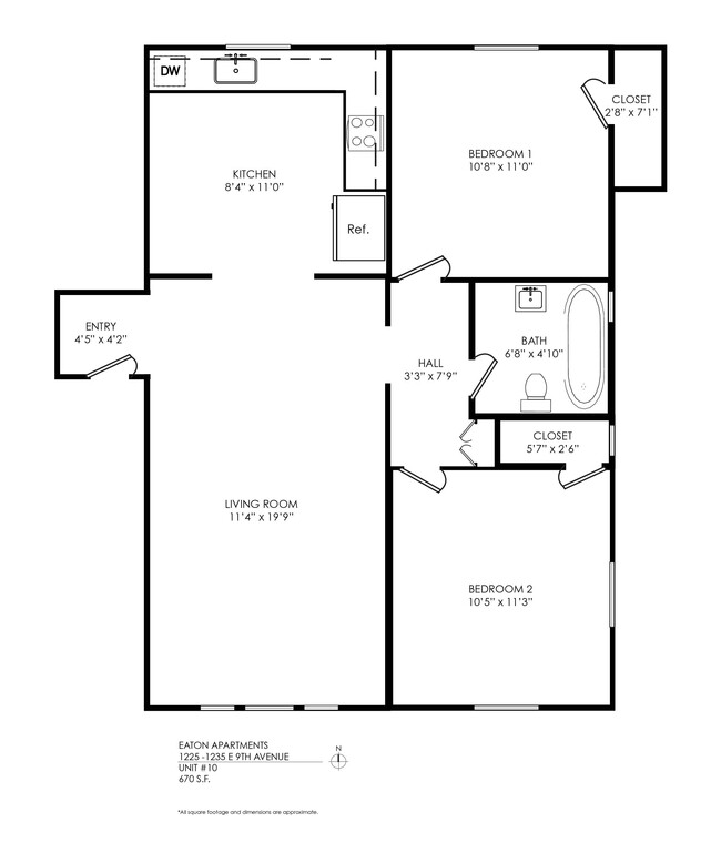 Floorplan - Eaton Apartments