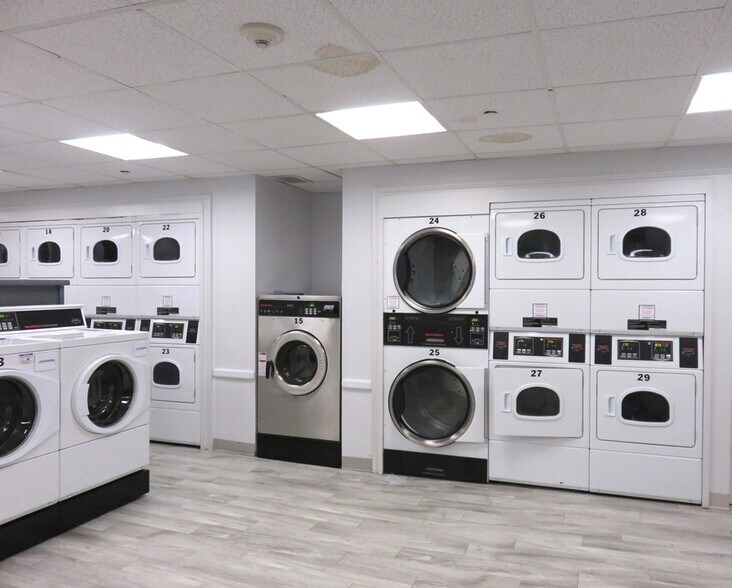 Laundry room in the building basement - 33 Pond Ave