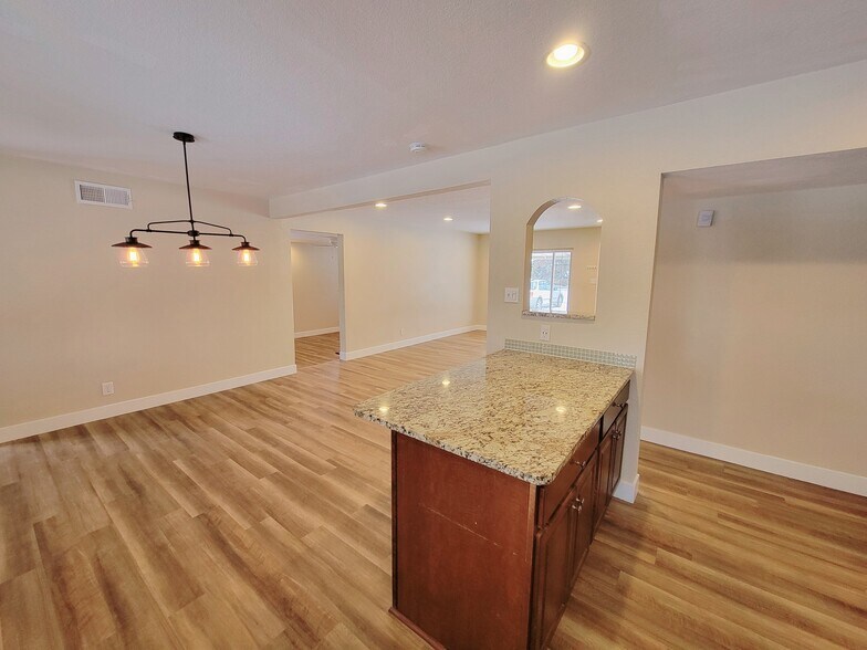 Kitchen, dining, living - 1170 Racine Street