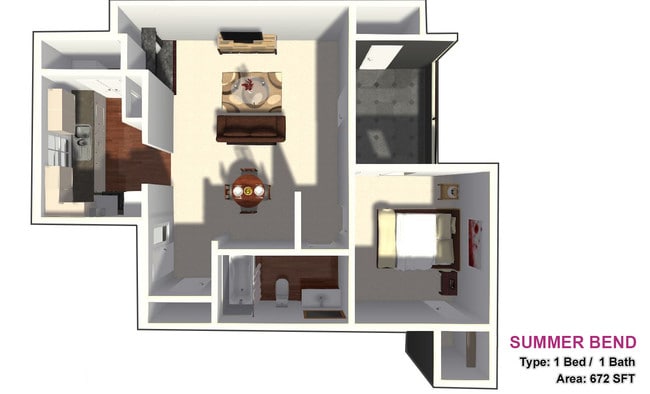 One Bed / One Bath - Summer Bend