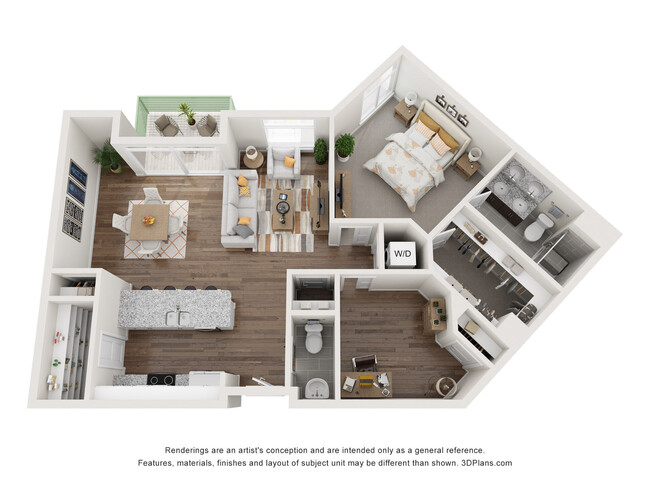 Floorplan - Environs Lofts at East 54