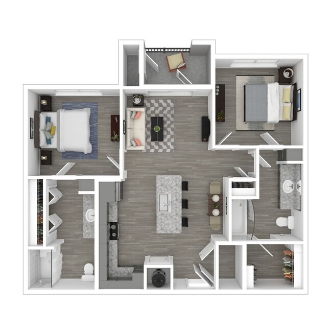 Floorplan - Palladium Park Row Katy