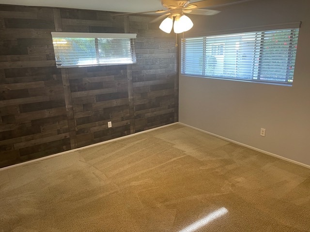 Master paneled wall and two windows - 1441 Prospect Ave