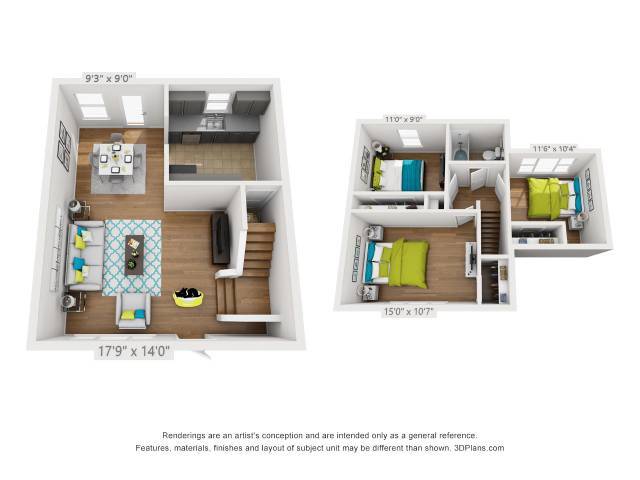 Floorplan - The Northside at Merrimon