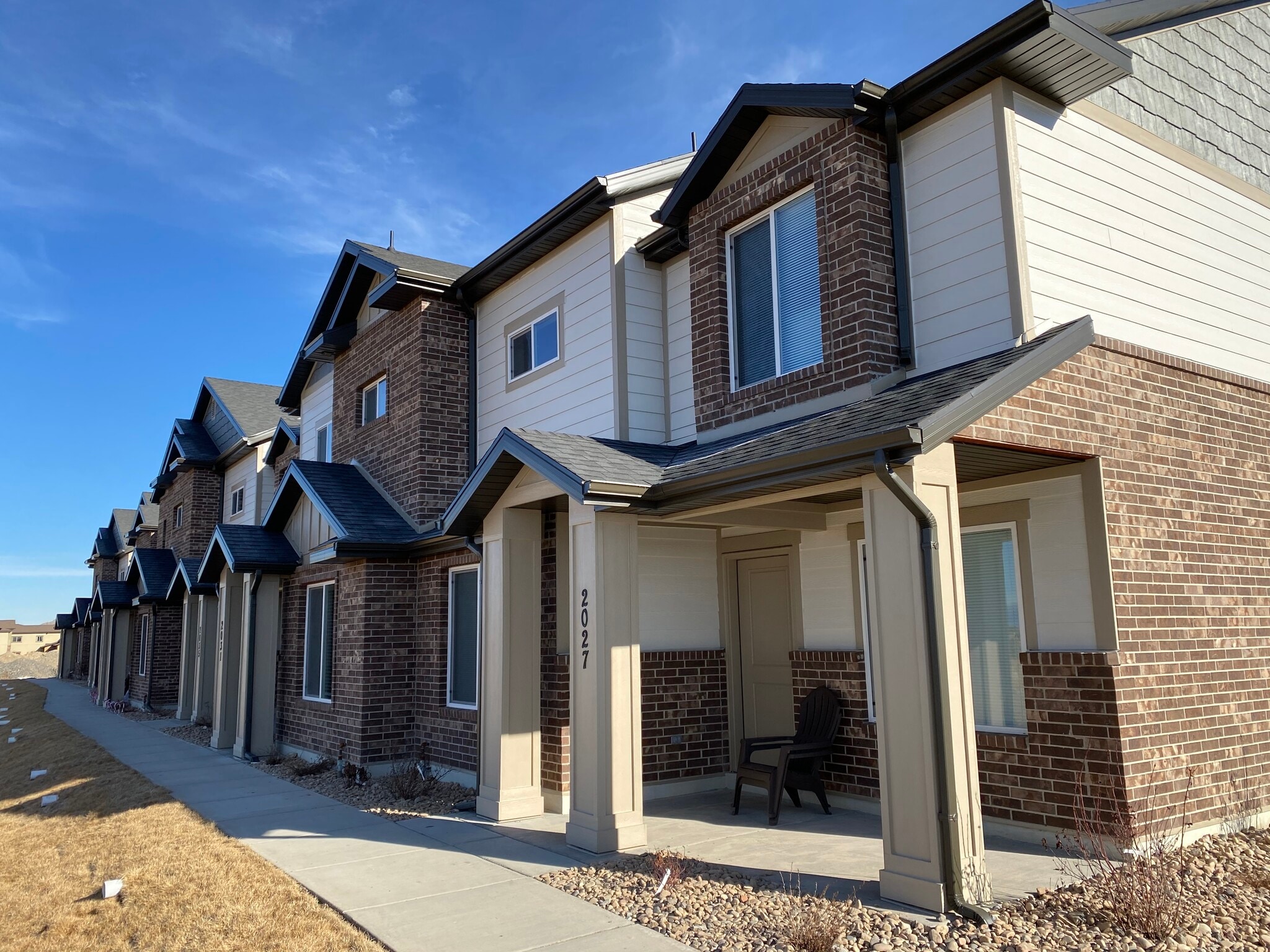 Front of townhomes - 2035 N 350 E