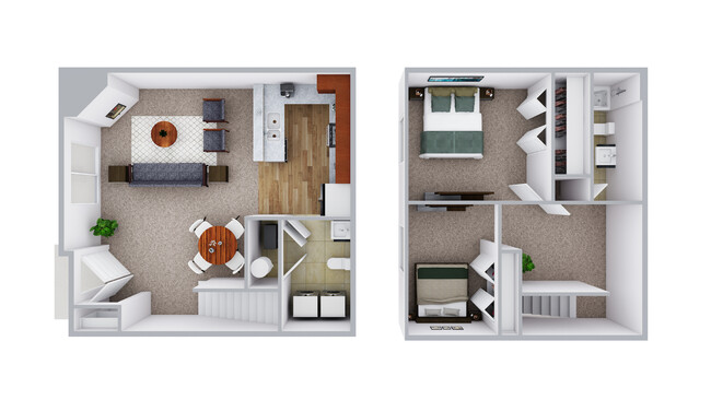 Floorplan - Prairiewood Apartments and Townhomes