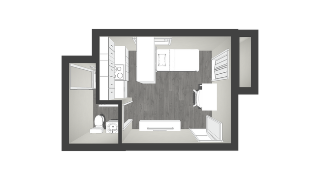 Interior Photo - Campus Edge at Slippery Rock