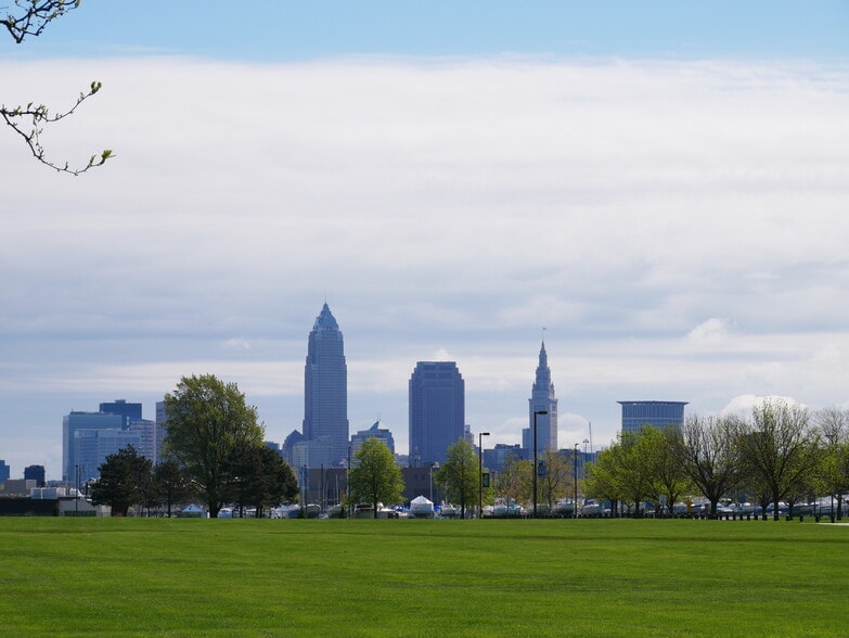 Skyline view from the park. - 1263 W 74th St.