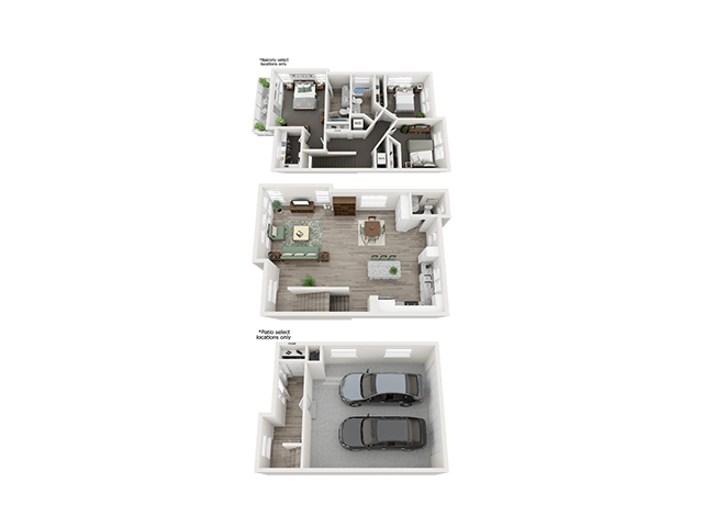 Floorplan - Parc at Day Dairy Apartments and Townhomes