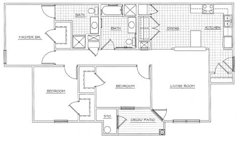 3BR/2BA - Blanton Green I, II, III Apartments