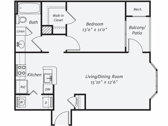 Floorplan - eaves Washingtonian Center