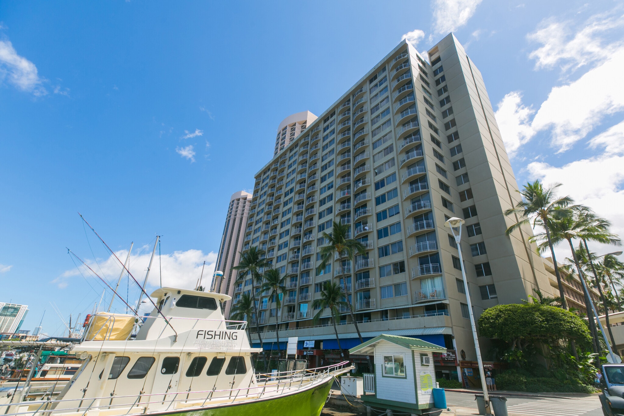 Ilikai Marina from the yacht harbor - 1765 Ala Moana Blvd
