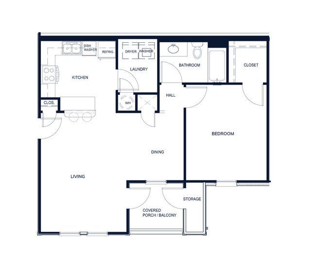 A - 748 sqft - Pines At Allen St