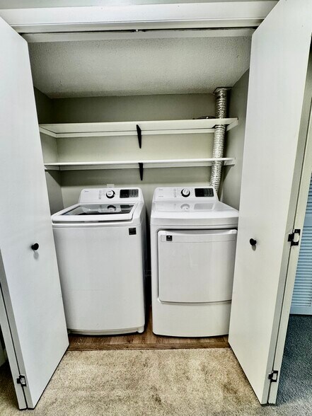 Washer and dryer included. Dryer vent recently cleaned. - 122 Turnwood Ln