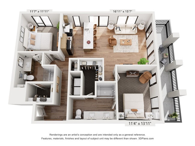 Floorplan - 2800 Taylor