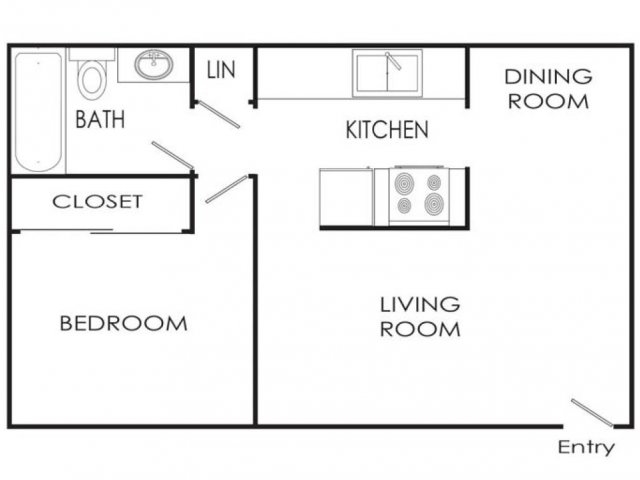 1BR/1BA - Renaissance Park