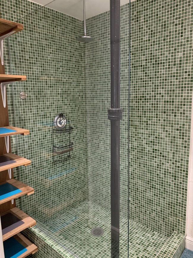 Guest House glass shower - 1535 Jackson St