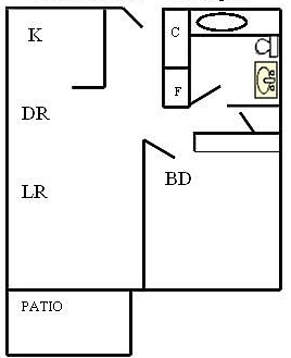 1BR/1BA - Prairie View Apartments