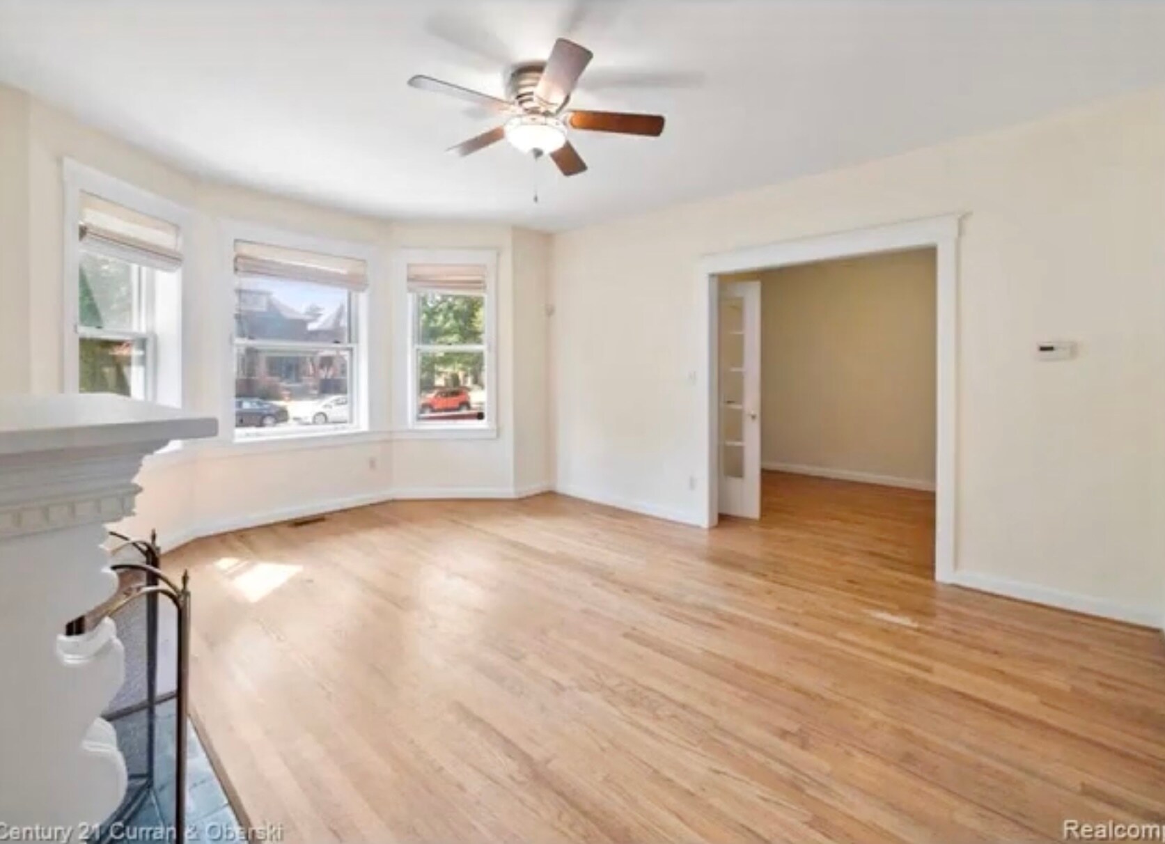 Living Room w/ Bay Windows & Fireplace! - 455 E Ferry St