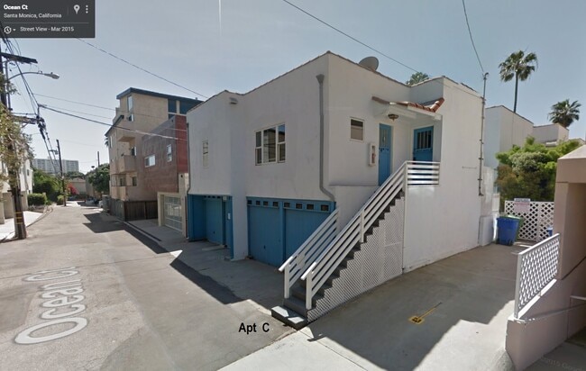 Unit is over the garages - 2213 Ocean Ave