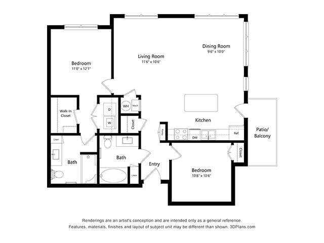 Floorplan - Covington Crossings 55+ Senior Living