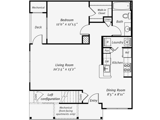 Floorplan - Avalon at Bedford Center