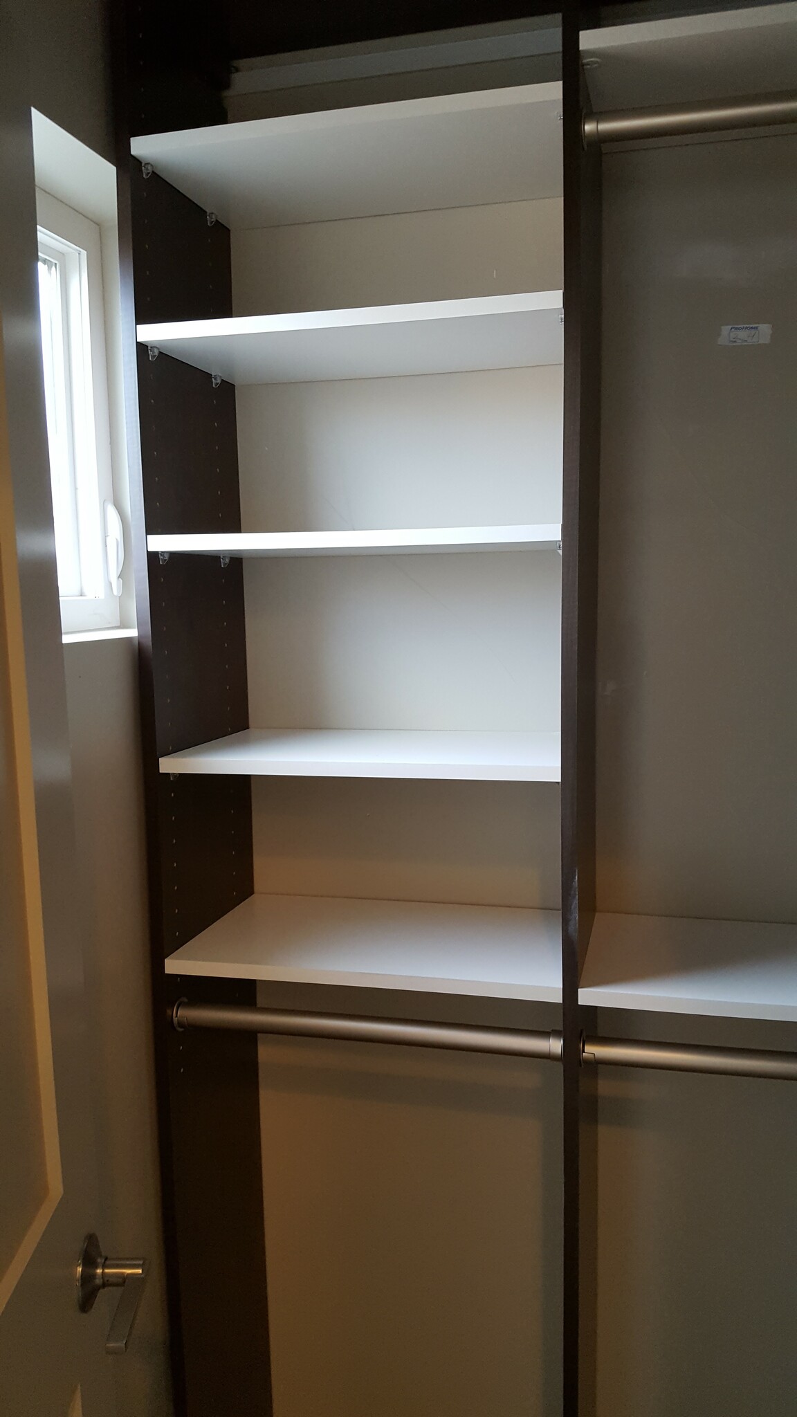 built in shelves in master closet - 2236 E 21st Ave