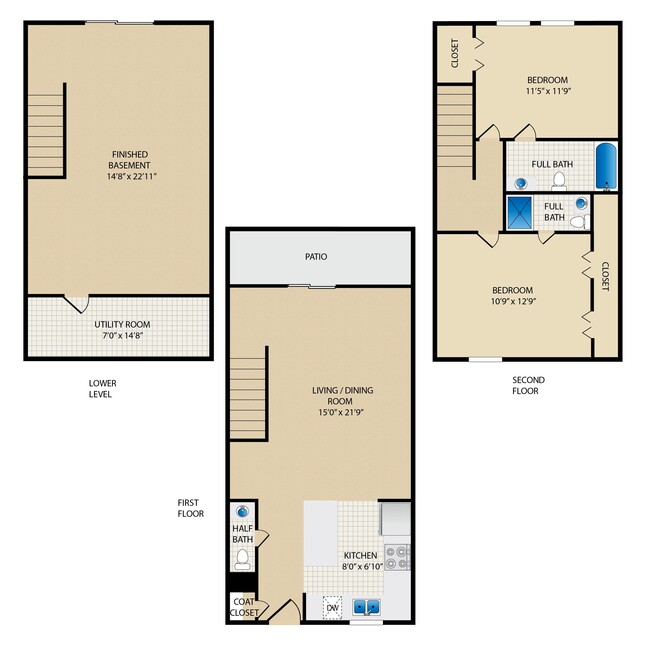 Floorplan - Sheridan Ridge Townhomes