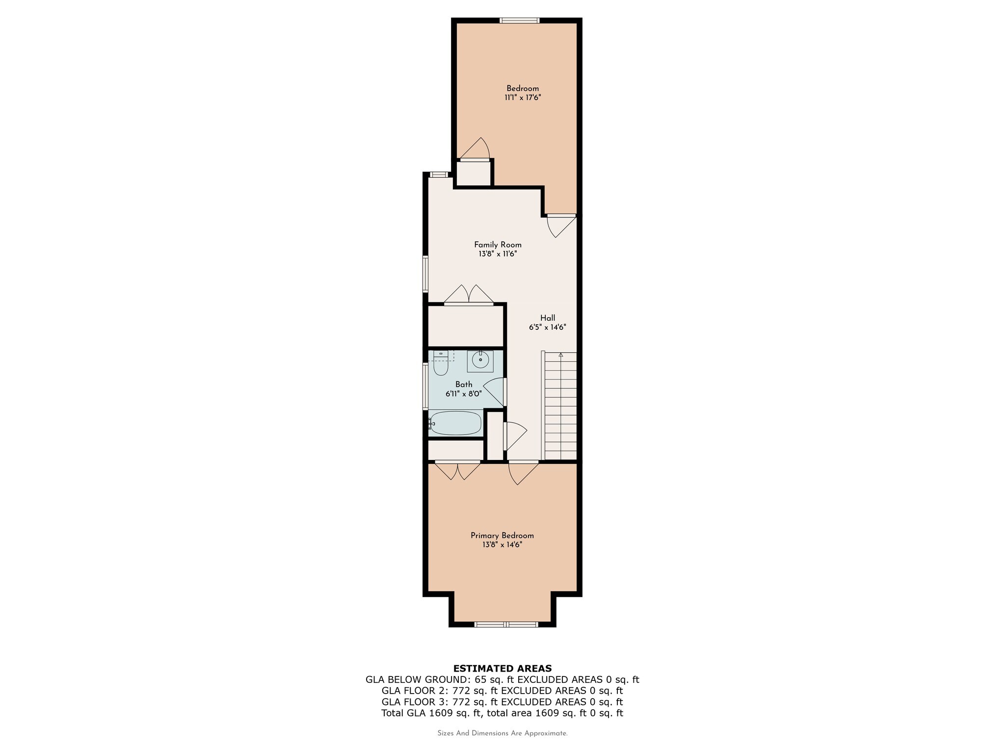 Floor Plan - 3rd Floor - 2638 Federal St
