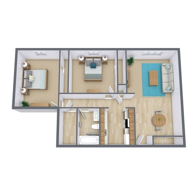 Floorplan - Bradbury Apartments