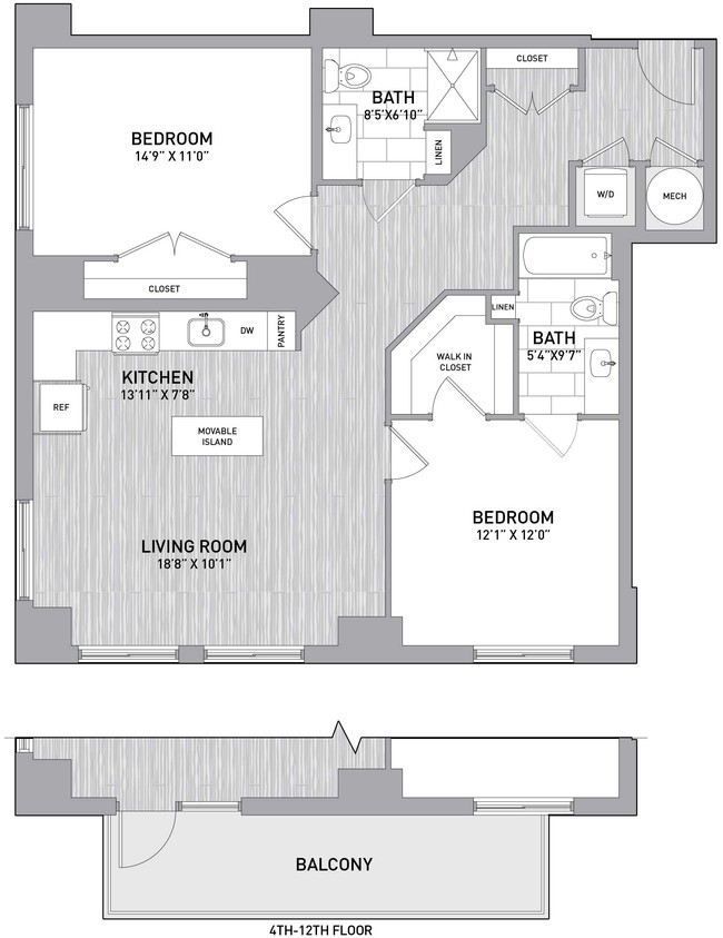 Floorplan - Union on Queen