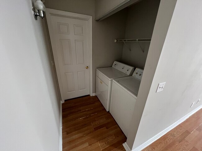 Laundry in hallway - 32 Lexington Cir