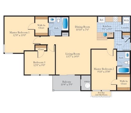 Floorplan - The Fields at Lorton Station