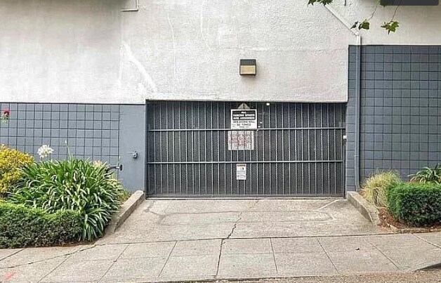 Garage door; key fob access required - 150 Pearl St