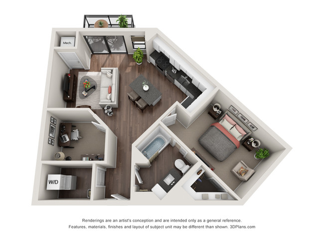 Floorplan - Elevate at Southwest Station