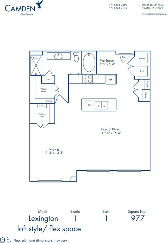 Floorplan - Camden City Centre