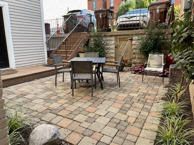 Rear patio - 225 Riverside Dr