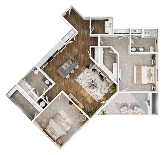 Floorplan - Hathaway at Lake Norman Apartments