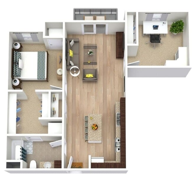 Floorplan - Grand35 Apartments - 55 Plus Active Adult