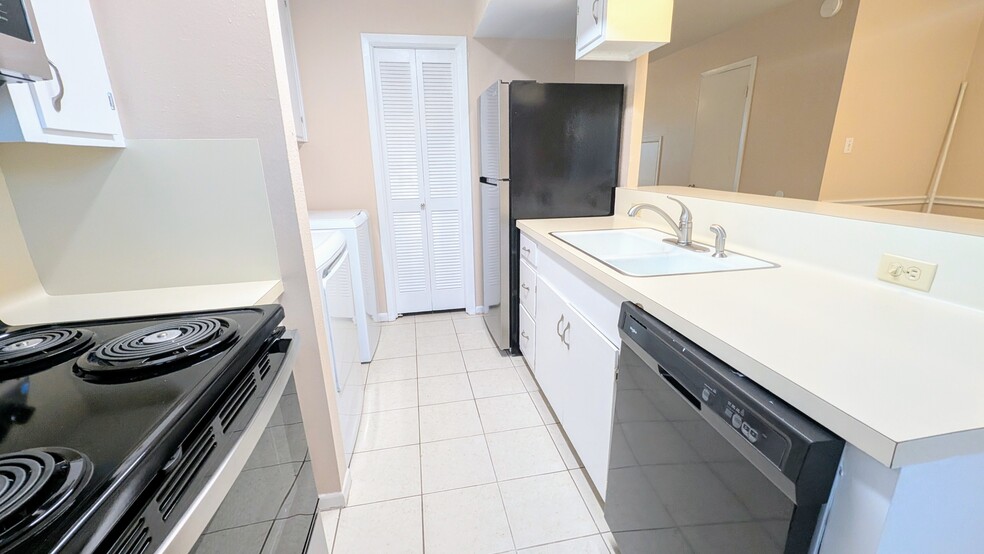 This galley kitchen even has a new dishwasher. - 813 Clubside Dr